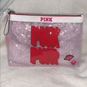 VS Pink PNk PWR Beauty Makeup Bag